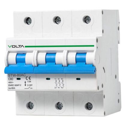 STW2-125 Series DC Miniature Circuit Breaker – 3 Pole